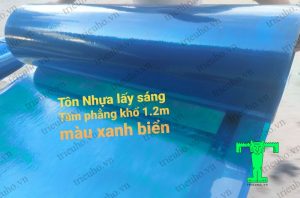 Tôn nhựa lấy sáng composite dạng phẳng rất nhẹ và bền